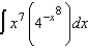 Find the following indefinite integral.  