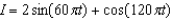 The oscillating current in an electrical circuit is where I is measured in amperes and t is measured in seconds. Find the average current for the time interval . Round your answer to three decimal places.