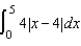 Evaluate the definite integral of the algebraic function.   Use a graphing utility to verify your results.
