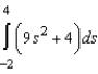 Evaluate the following definite integral by the limit definition.  