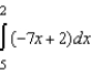 <strong>Write the following limit as a definite integral on the interval [2 , 5], where c<sub>i </sub>is any point in the ith subinterval.  </strong> A)   B)   C)   D)   E)   <div style=padding-top: 35px> 