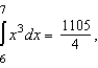 Evaluate the integral.   given,        