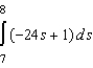 Evaluate the integral.   given,        