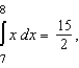 Evaluate the integral.   given,        
