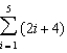Find the sum given below.  