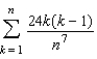 Use the summation formulas to rewrite the expression without the summation notation.