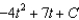 <strong>Find the indefinite integral .</strong> A) B) C) D) E) none of the above
