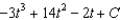 <strong>Find the indefinite integral .</strong> A) B) C) D) E)