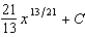 <strong>Find the indefinite integral .</strong> A) B) C) D) E)