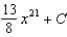 <strong>Find the indefinite integral .</strong> A) B) C) D) E)