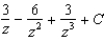 <strong>Find the indefinite integral and check the result by differentiation. </strong> A) B) C) D) E)
