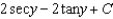 <strong>Find the indefinite integral .</strong> A) B) C) D) E)