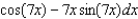 <strong>Find the differential dy of the function .</strong> A) B) C) D) E)