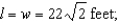 <strong>Find the length and width of a rectangle that has an area of 968 square feet and whose perimeter is a minimum.</strong> A) B) C) D) E)