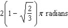 <strong>A sector with central angle is cut from a circle of radius 10 inches, and the edges of the sector are brought together to form a cone. Find the magnitude of such that the volume of the cone is a maximum.</strong> A) B) C) D) E)