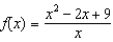 Analyze and sketch a graph of the function   .