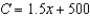 A business has a cost of for producing x units. The average cost per unit is Find the limit of as x approaches infinity.