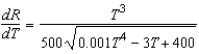 <strong>The resistance R of a certain type of resistor is where R is measured in ohms and the temperature T is measured in degrees Celsius. Use a computer algebra system to find </strong> A) B) C) D) E)