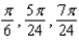 <strong>Find all critical numbers of the function , .</strong> A) B) C) D) E)