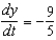 <strong>A point is moving along the graph of the function such that centimeters per second. Find when x = .</strong> A) B) C) D) E)