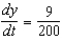 <strong>A point is moving along the graph of the function such that centimeters per second. Find when x = .</strong> A) B) C) D) E)
