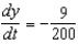 <strong>A point is moving along the graph of the function such that centimeters per second. Find when x = .</strong> A) B) C) D) E)