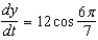 <strong>A point is moving along the graph of the function such that = centimeters per second. Find when .</strong> A) B) C) D) E)