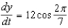 <strong>A point is moving along the graph of the function such that = centimeters per second. Find when .</strong> A) B) C) D) E)
