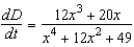 <strong>Find the rate of change of the distance between the origin and a moving point on the graph of if centimeters per second.</strong> A) B) C) D) E)