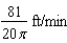 <strong>A conical tank (with vertex down) is feet across the top and feet deep. If water is flowing into the tank at a rate of cubic feet per minute, find the rate of change of the depth of the water when the water is feet deep.</strong> A) B) C) D) E)