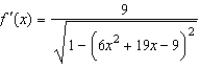 <strong>Find the derivative of the function .</strong> A) B) C) D) E)