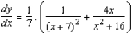<strong>Find the derivative of the function .</strong> A) B) C) D) E)