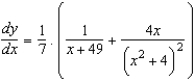 <strong>Find the derivative of the function .</strong> A) B) C) D) E)