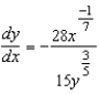 <strong>Find by implicit differentiation. </strong> A) B) C) D) E)