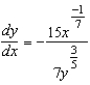 <strong>Find by implicit differentiation. </strong> A) B) C) D) E)