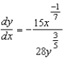 <strong>Find by implicit differentiation. </strong> A) B) C) D) E)