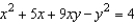Find   by implicit differentiation.  