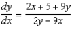 <strong>Find by implicit differentiation. </strong> A) B) C) D) E)