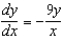<strong>Find by implicit differentiation given that .</strong> A) B) C) D) E)