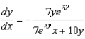 <strong>Use implicit differentiation to find </strong> A) B) C) D) E)
