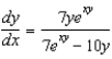 <strong>Use implicit differentiation to find </strong> A) B) C) D) E)