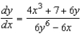 <strong>Find by implicit differentiation. </strong> A) B) C) D) E)