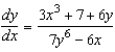 <strong>Find by implicit differentiation. </strong> A) B) C) D) E)