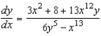 <strong>Find by implicit differentiation. </strong> A) B) C) D) E)