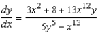 <strong>Find by implicit differentiation. </strong> A) B) C) D) E)