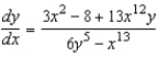 <strong>Find by implicit differentiation. </strong> A) B) C) D) E)