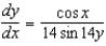 <strong>Find by implicit differentiation. </strong> A) B) C) D) E)