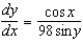 <strong>Find by implicit differentiation. </strong> A) B) C) D) E)