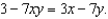 Find   in terms of x and y given that  