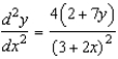 <strong>Find in terms of x and y. </strong> A) B) C) D) E)